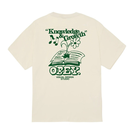 Obey Ανδρική κοντομάνικη μπλούζα Knowledge & Growth Tee